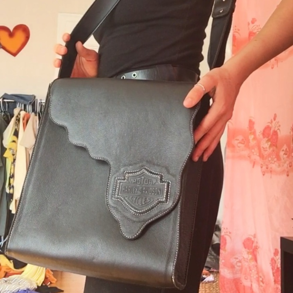 Harley Davidson Leather Bag